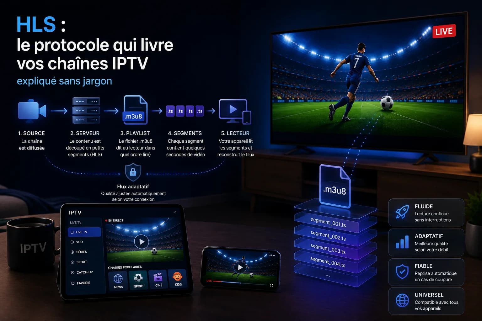 HLS (streaming adaptatif)